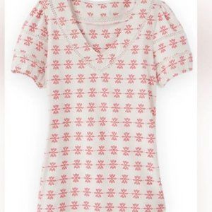 NWT NIB Matilda Jane Carolina Eyelet Top Size Medium